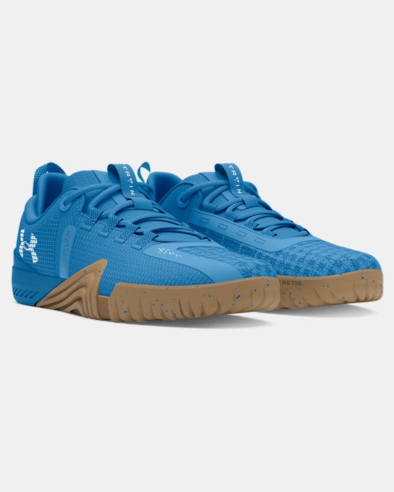 Men's UA TriBase™ Reign 6 Training Shoes in Blue image number 3